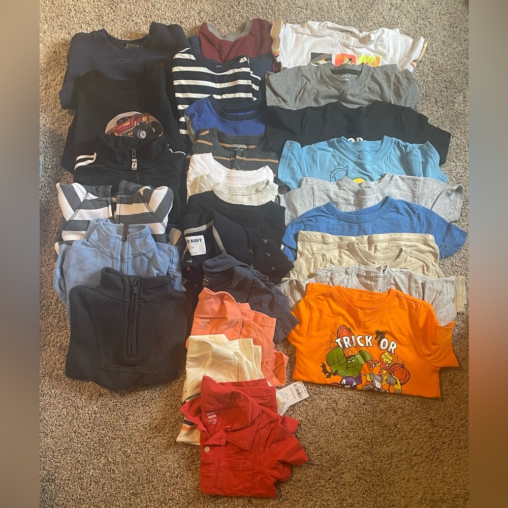 Toddler boys clothing lot